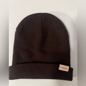 FanVince Dark Brown Knit Beanie